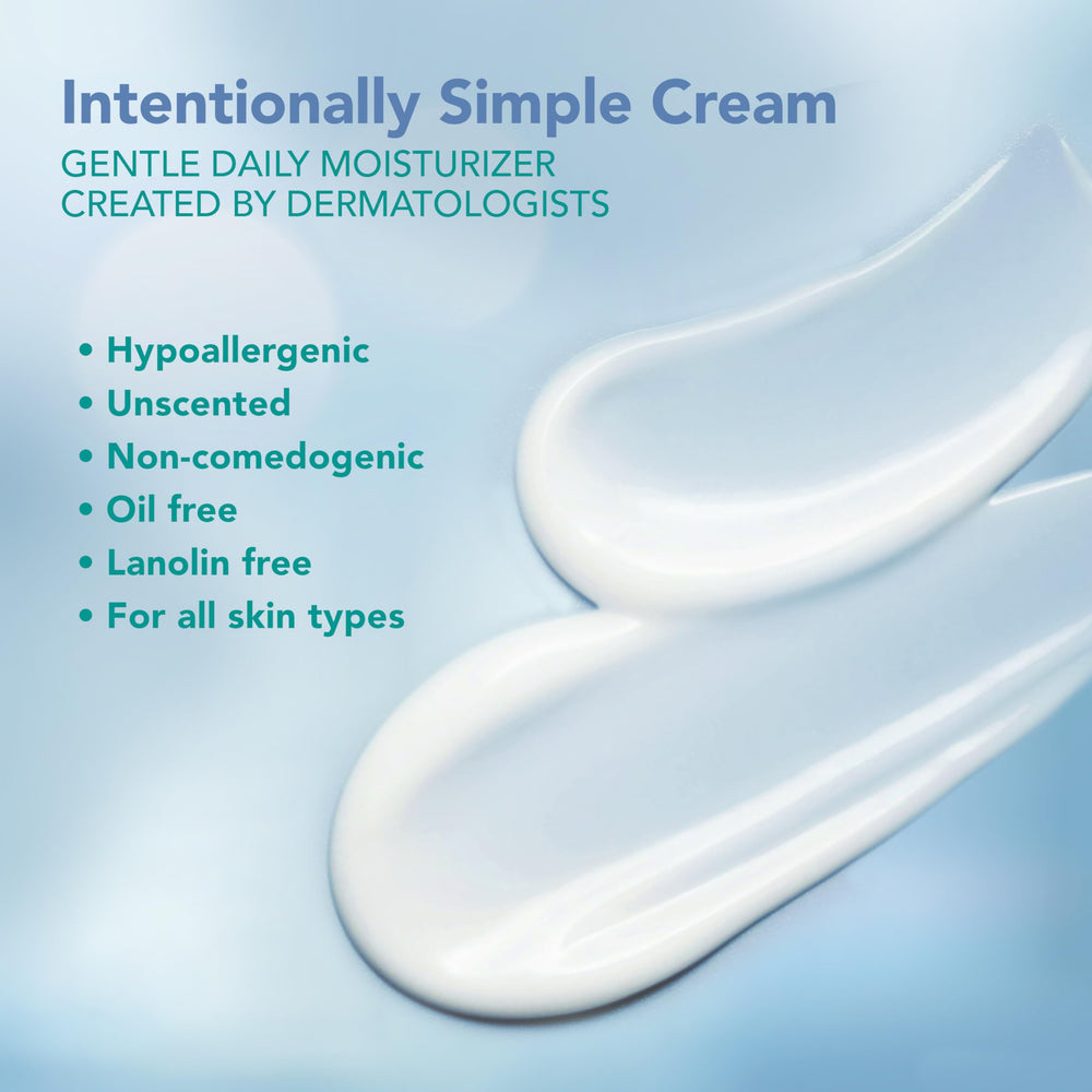 Complex 15 Daily Face Cream texture swirl highlights smooth, fast-absorbing formula.