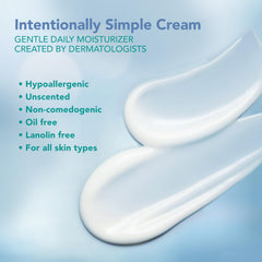 Complex 15 Daily Face Cream texture swirl highlights smooth, fast-absorbing formula.