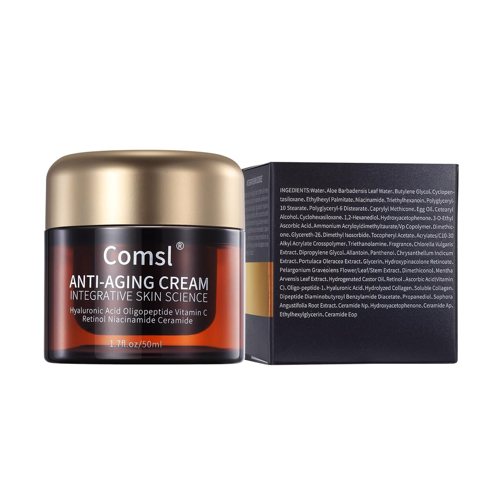 Comsl night-time skincare routine with soothing glow