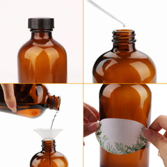 COMUDOT 8oz conditioner bottle keeps your routine neatly organized