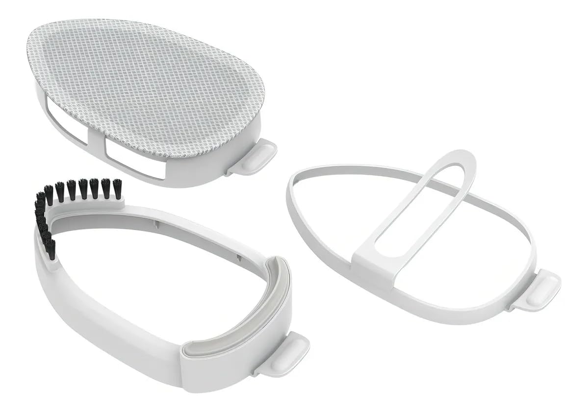 Conair 2-in-1 steamer-iron gentle-temp dial: fabric-safe settings for delicate fabrics.