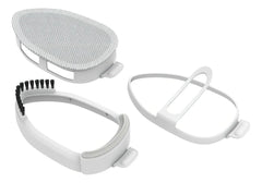 Conair 2-in-1 steamer-iron gentle-temp dial: fabric-safe settings for delicate fabrics.