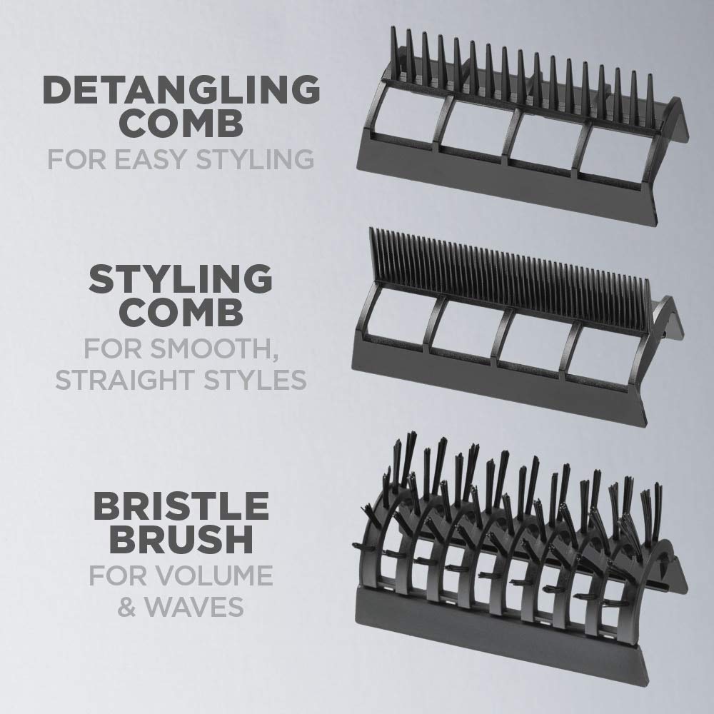Conair thermal bristle brush helps add volume and gentle waves.