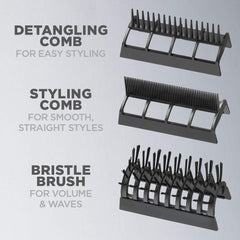 Conair thermal bristle brush helps add volume and gentle waves.