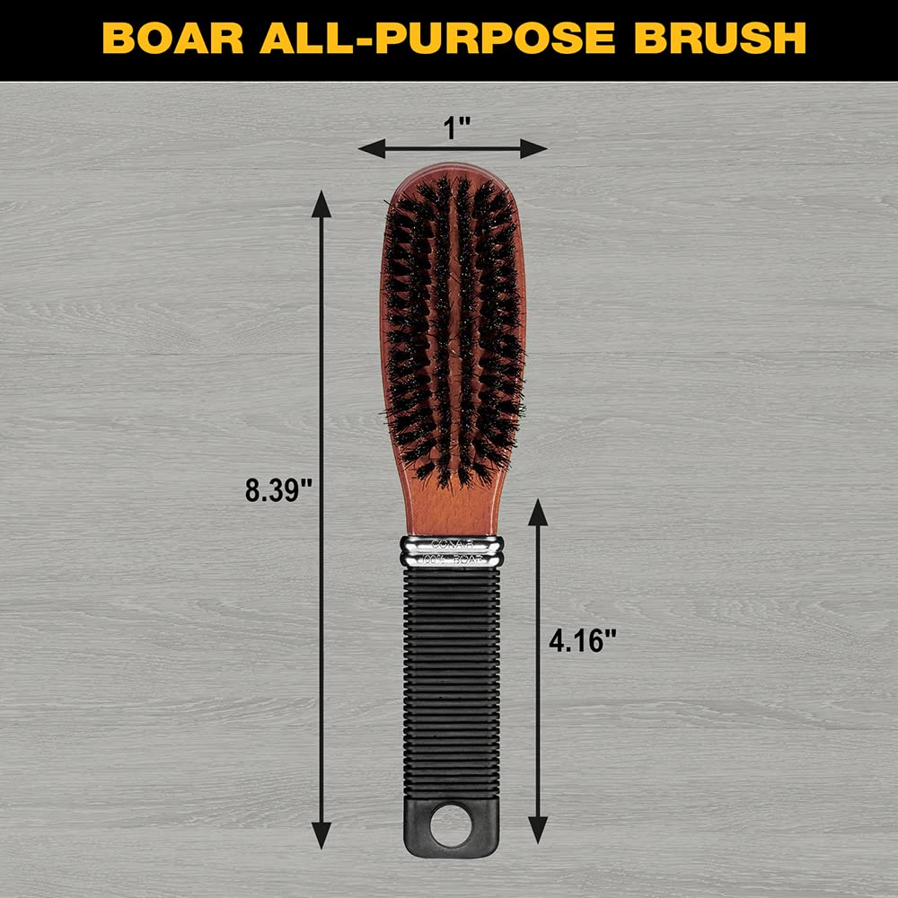 Conair All-Purpose Brush in use for detangling and finishing