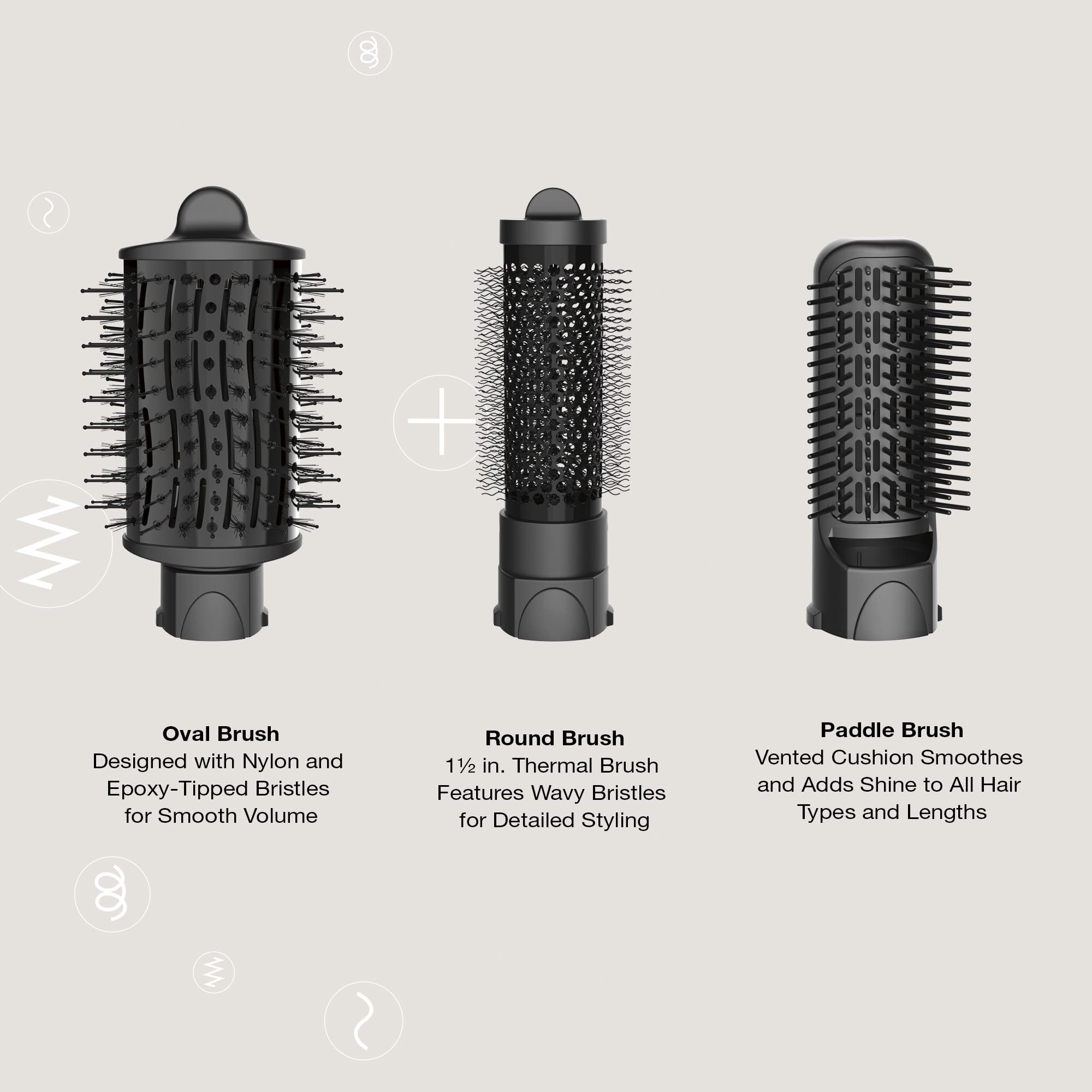 Conair Curl Collective drying settings demonstrating cool shot for setting style