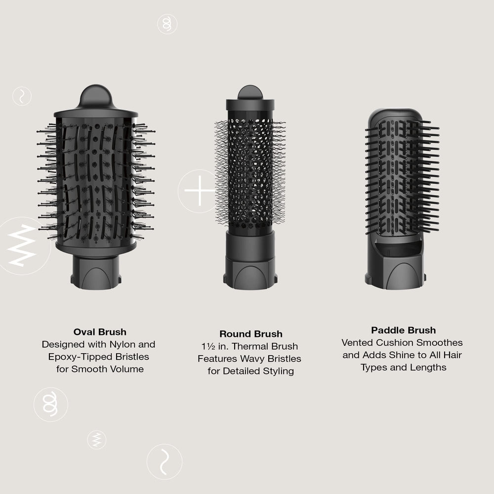 Conair Curl Collective drying settings demonstrating cool shot for setting style