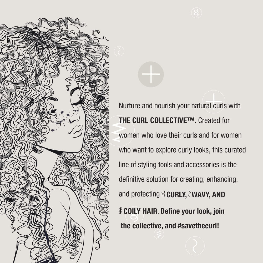 Conair Curl Collective finished look highlighting defined curls and shine