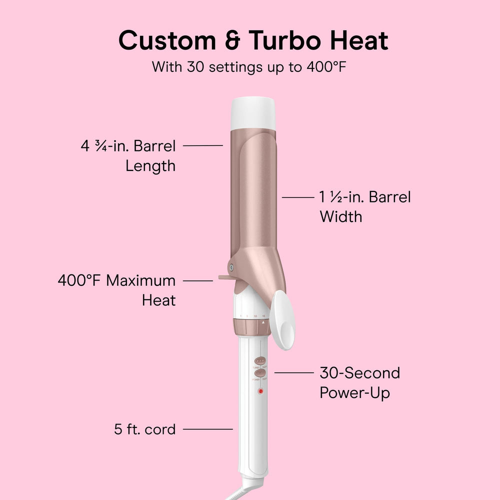 Conair cool tip detail for safer grip and comfortable styling