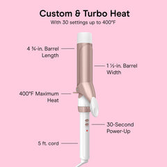 Conair cool tip detail for safer grip and comfortable styling