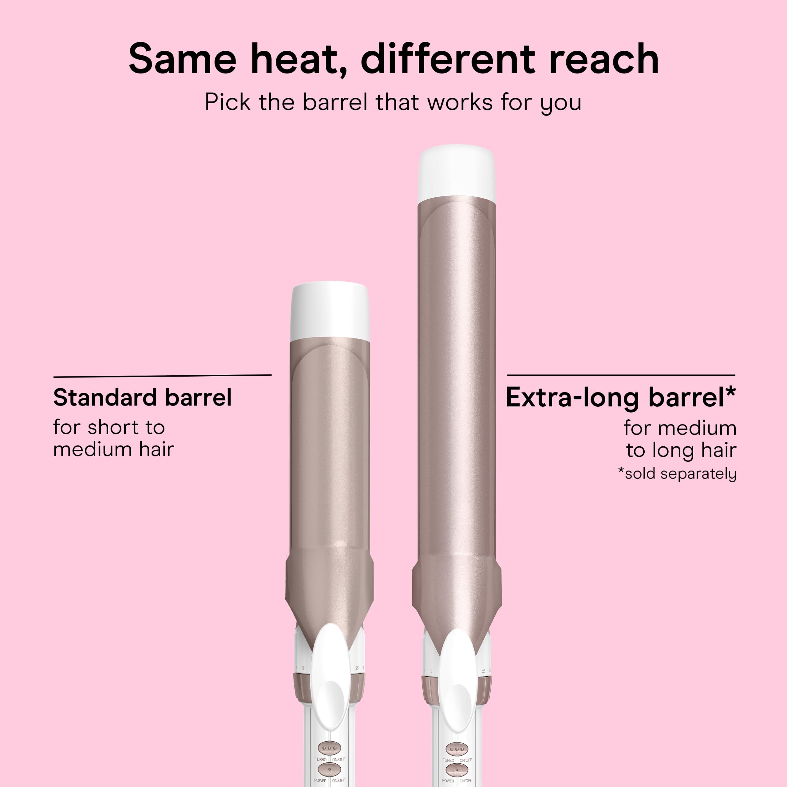 Conair curling iron with travel pouch highlighting dual voltage convenience