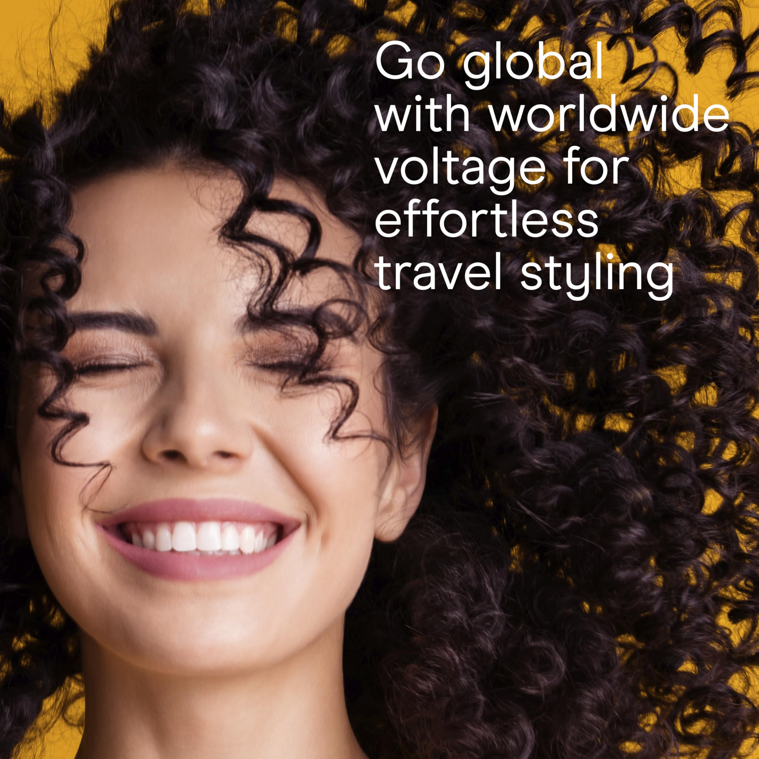 Conair curling iron displays 30 heat settings for versatile styling.
