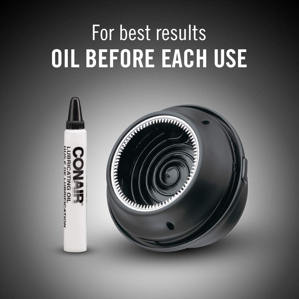 Conair Even Cut charging dock illustrating cordless charging convenience.
