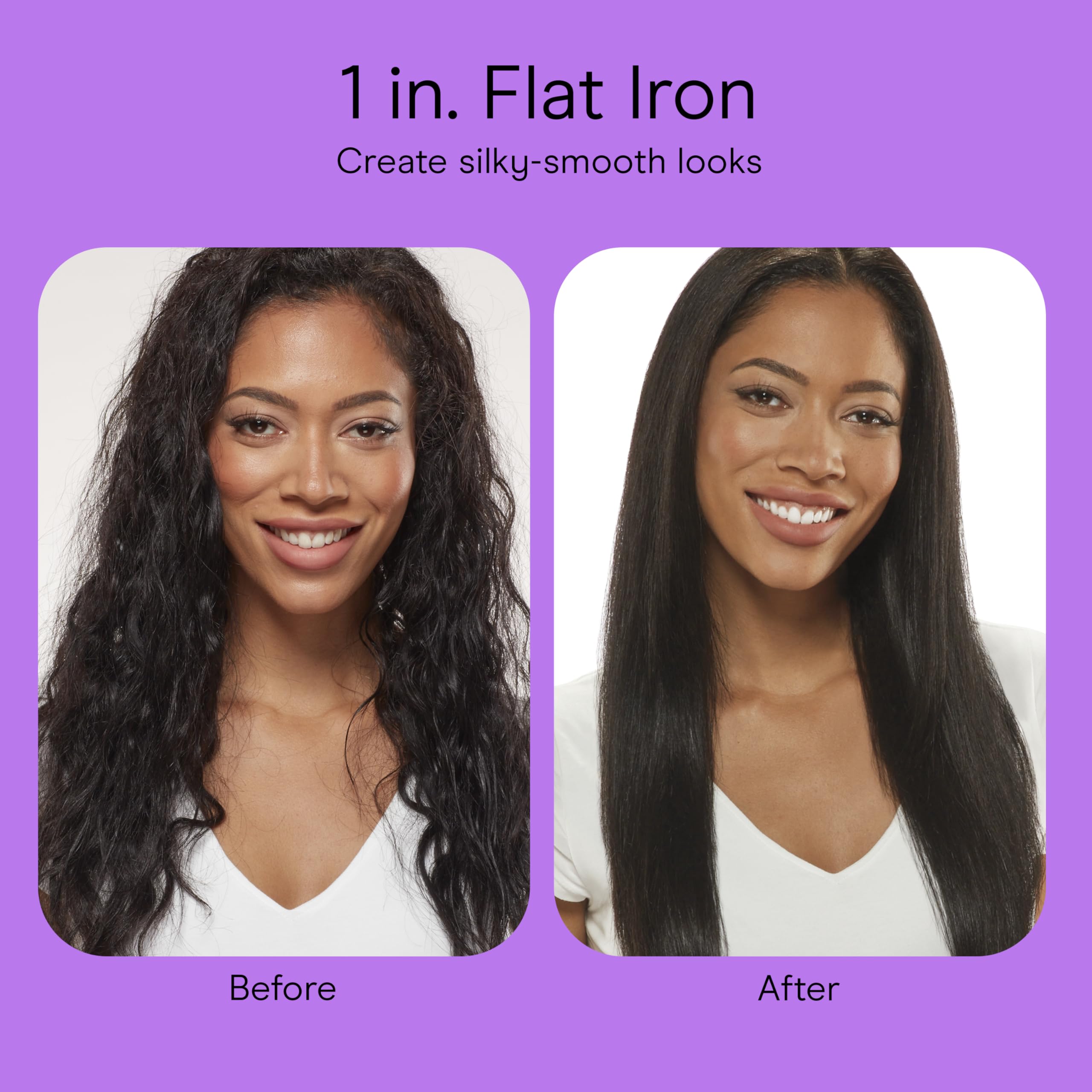 Conair flat iron for easy takealong styling anywhere you go.