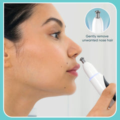 Conair GIRLBOMB diamond blade close-up highlighting precise 360° trimming.