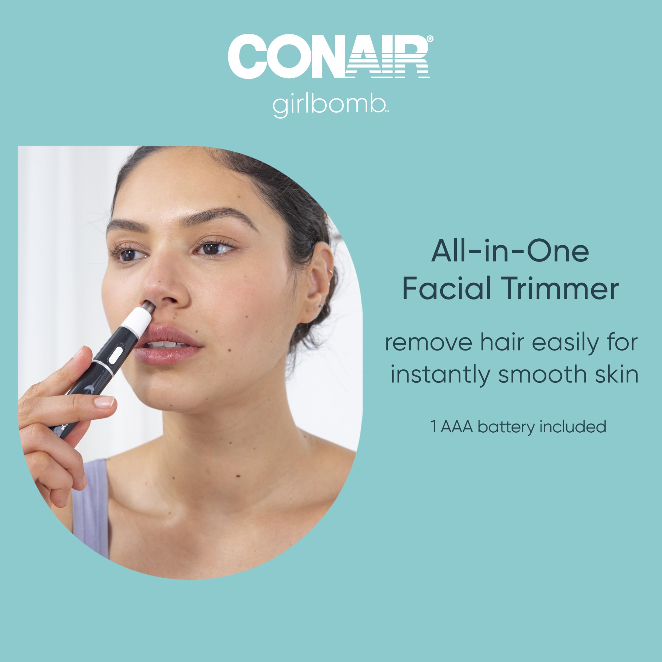 Conair GIRLBOMB travel-friendly kit fits neatly in a bag for grooming on the go