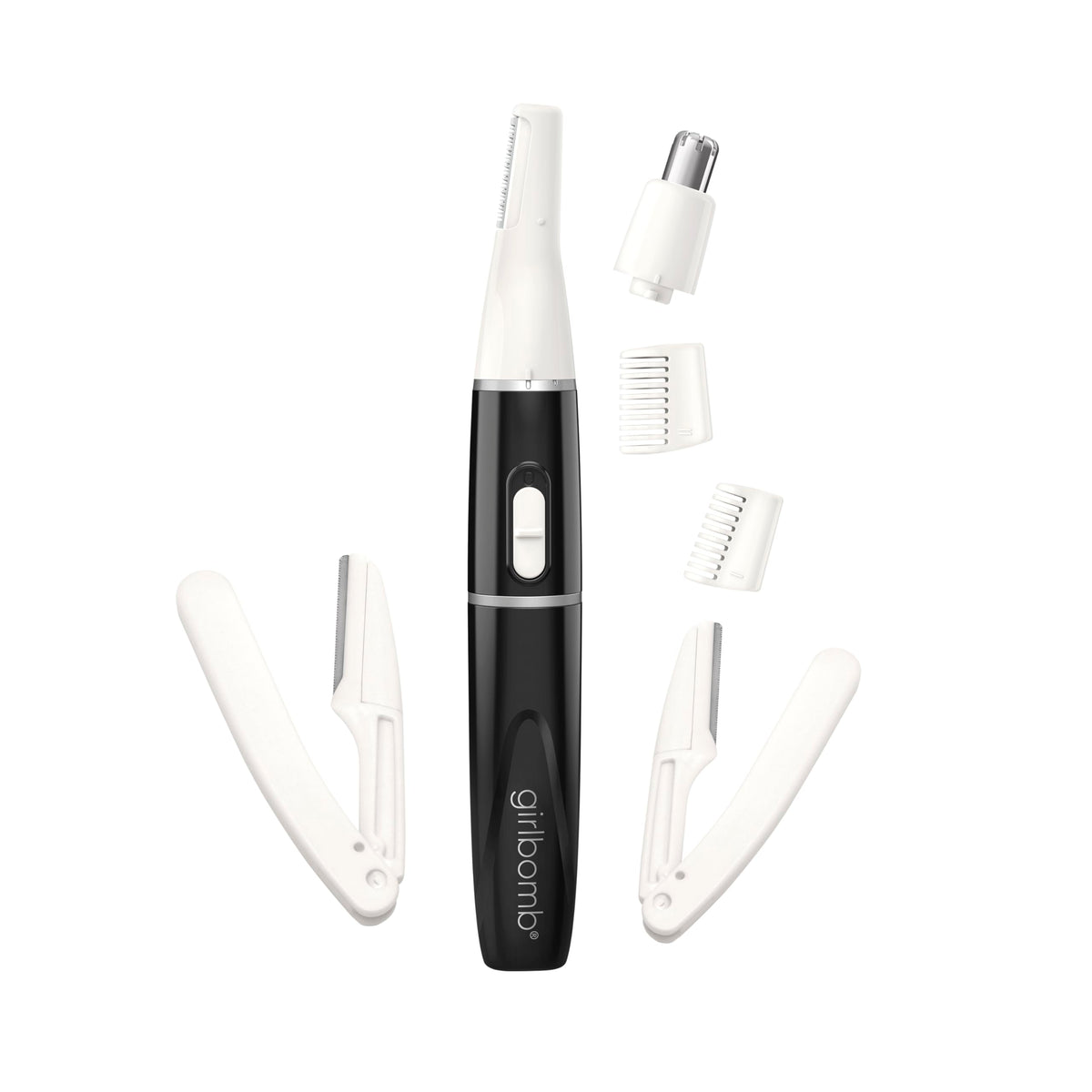 Conair GIRLBOMB trimmer attachments for the face allow precise grooming