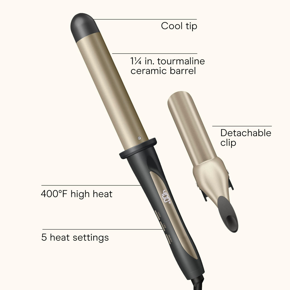 Conair INFINITI PRO detachable clip for easy switch to curling iron styling.