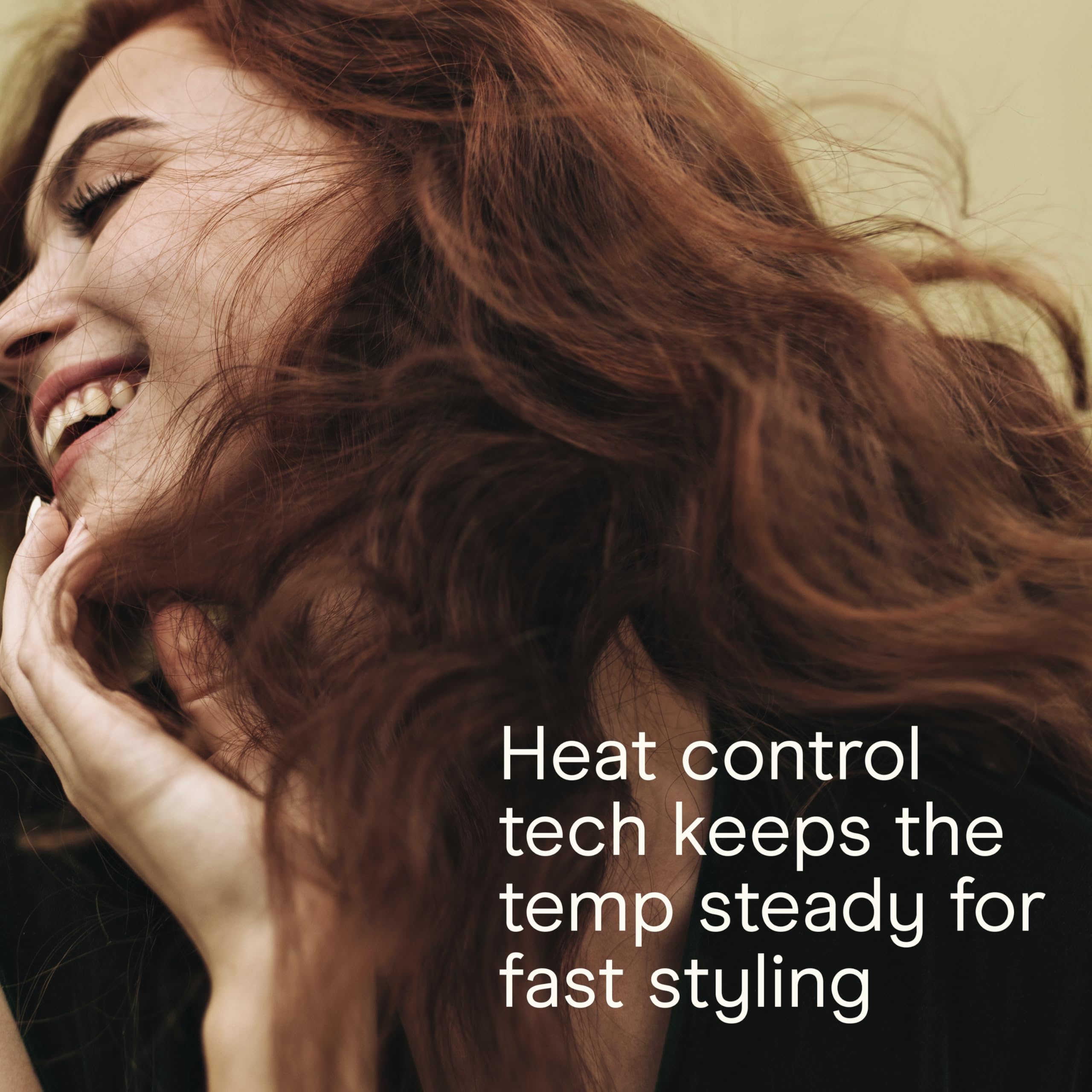 Conair INFINITI PRO digital LED display for precise temperature control during styling.