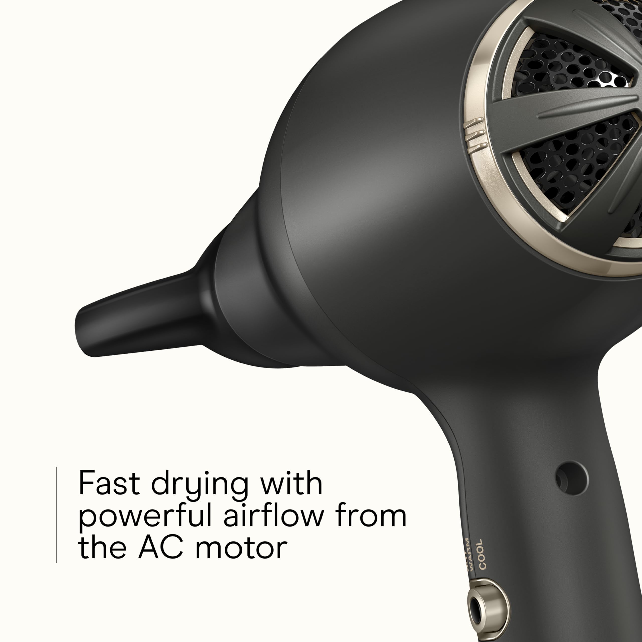 Conair INFINITI PRO FloMotion Pro hair dryer ionic technology reduces frizz for smoother results.