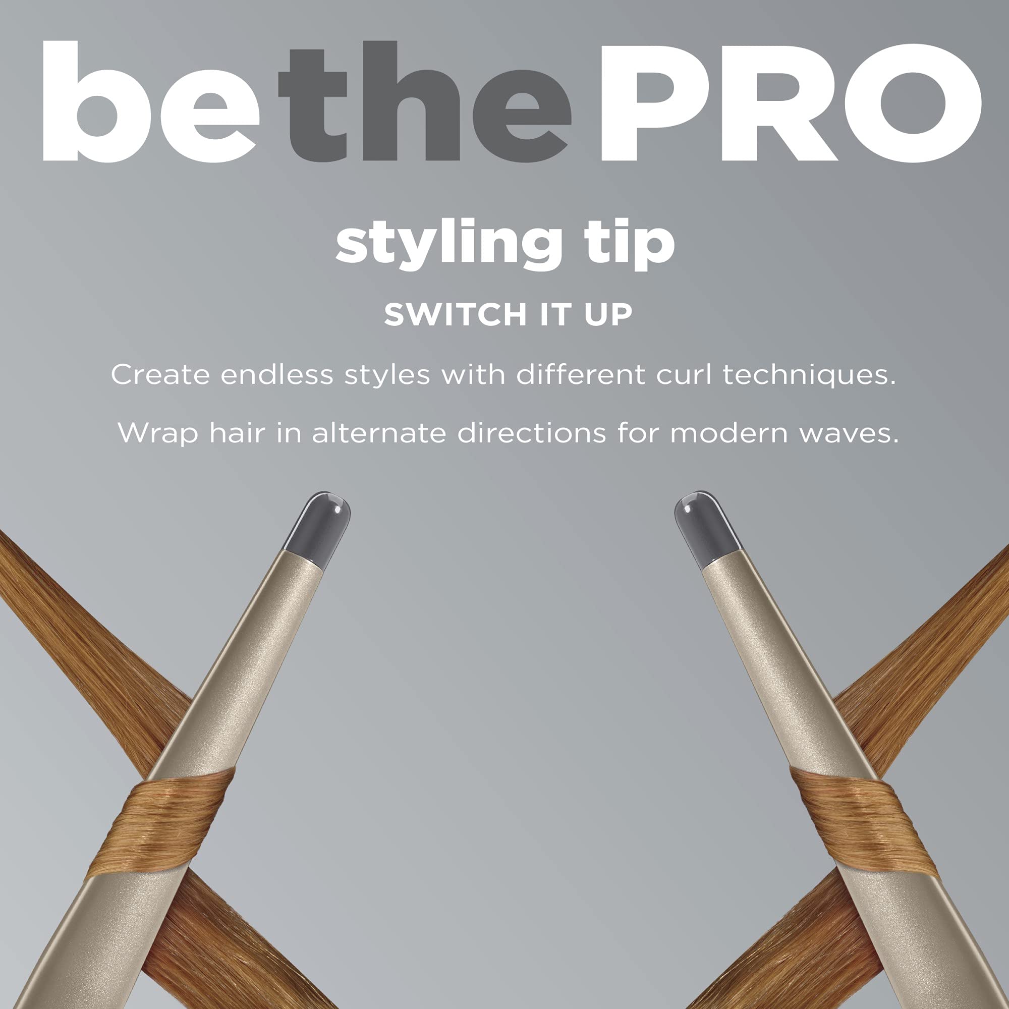 Conair InfinitiPro wand heats in 30 seconds for quick styling