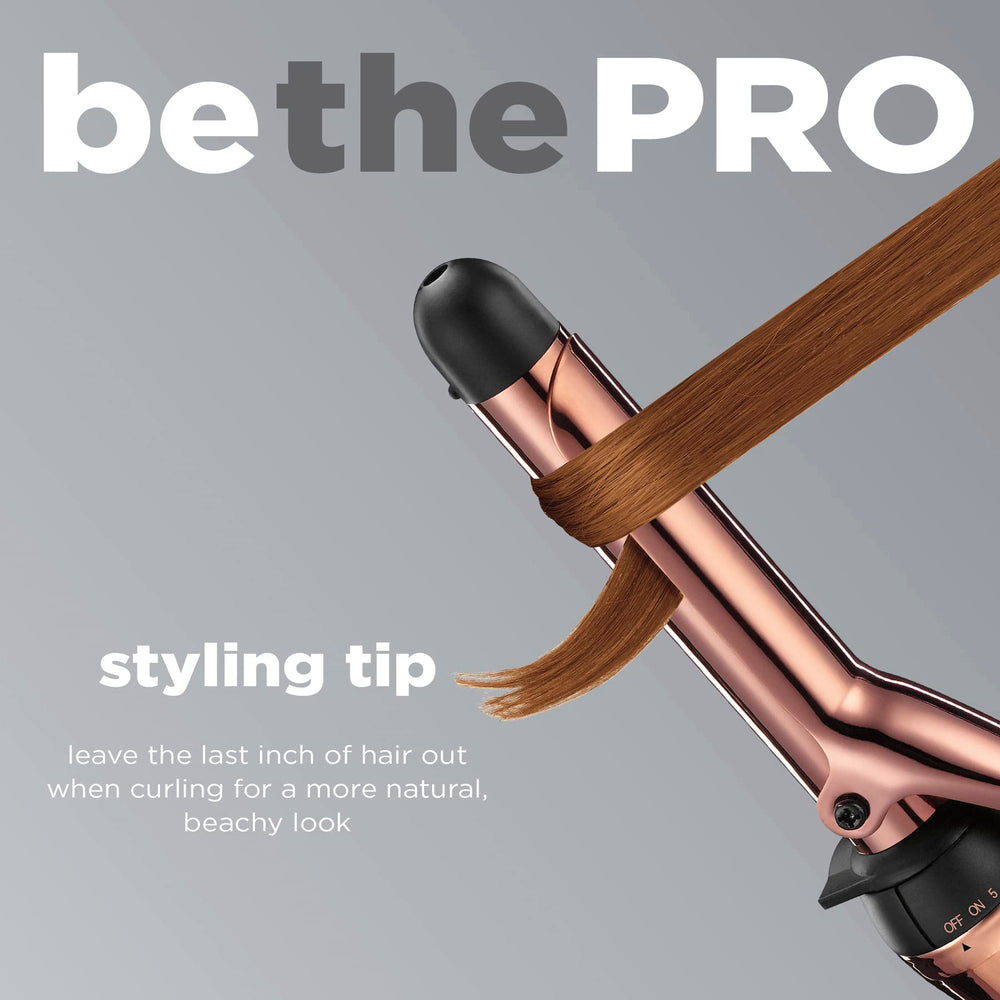 Conair INFINITIPRO 5-foot professional swivel cord enables flexible movement during styling.