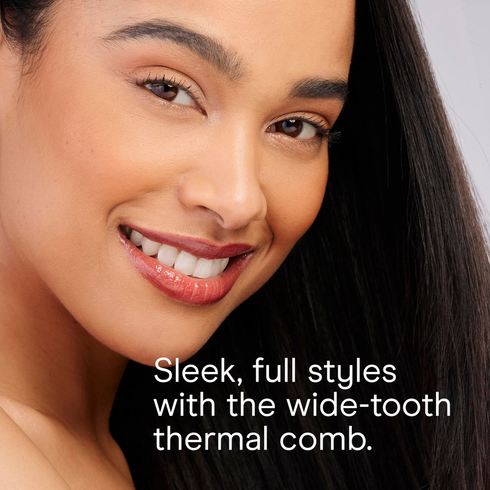 Conair Infinitipro attachment lock keeps tools secure during styling.