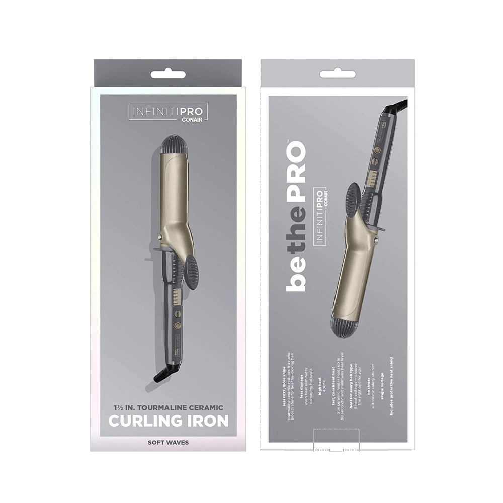 Conair InfinitiPro ceramic barrel shine for glossy, healthy-looking results.