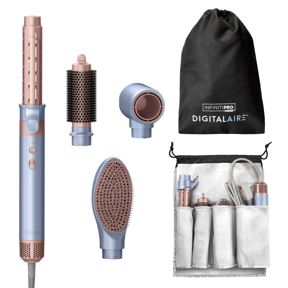 Conair INFINITIPRO DigitalAIRE drying nozzle for quick, gentle drying and smooth finish.