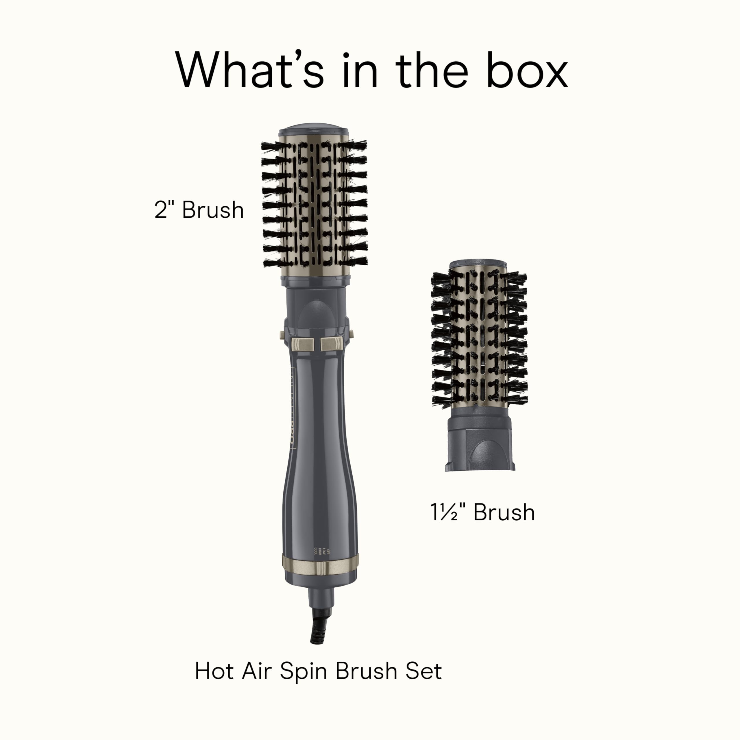 Conair InfinitiPro in-use: dries and styles hair in one easy step
