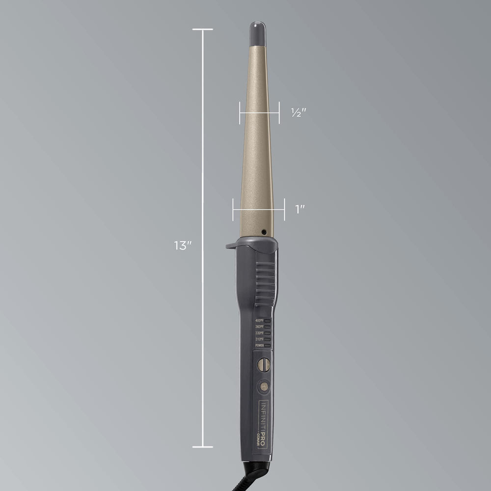Conair InfinitiPro professional-length cord enables easy reach during styling