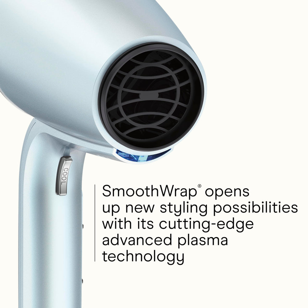Conair InfinitiPRO SmoothWrap mint ceramic technology shows even heat distribution for safer styling.