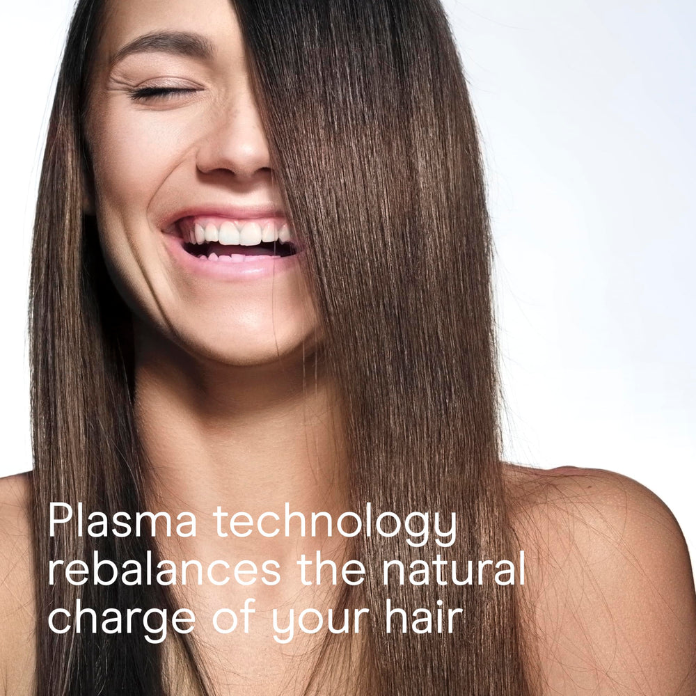 Conair InfinitiPRO SmoothWrap mint diffuser attached illustrates curl definition with gentle airflow.
