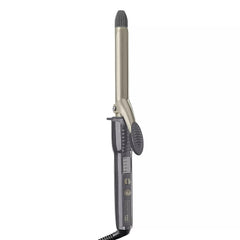 Conair INFINITIPRO Tourmaline curling iron barrel closeup for even heat and frizz control.
