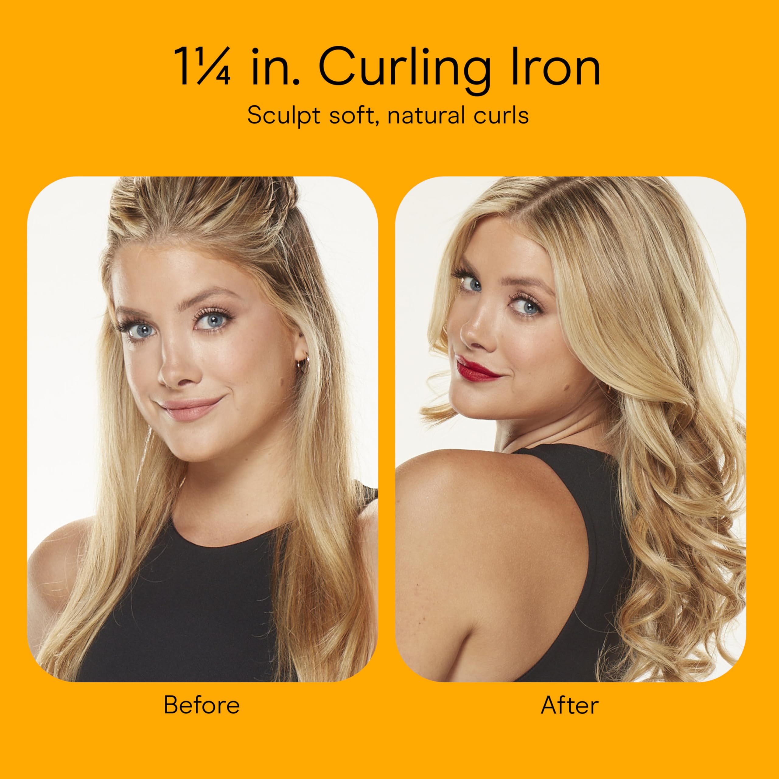 Conair Instant Heat curling iron promotes long-lasting curls with definition and shine.