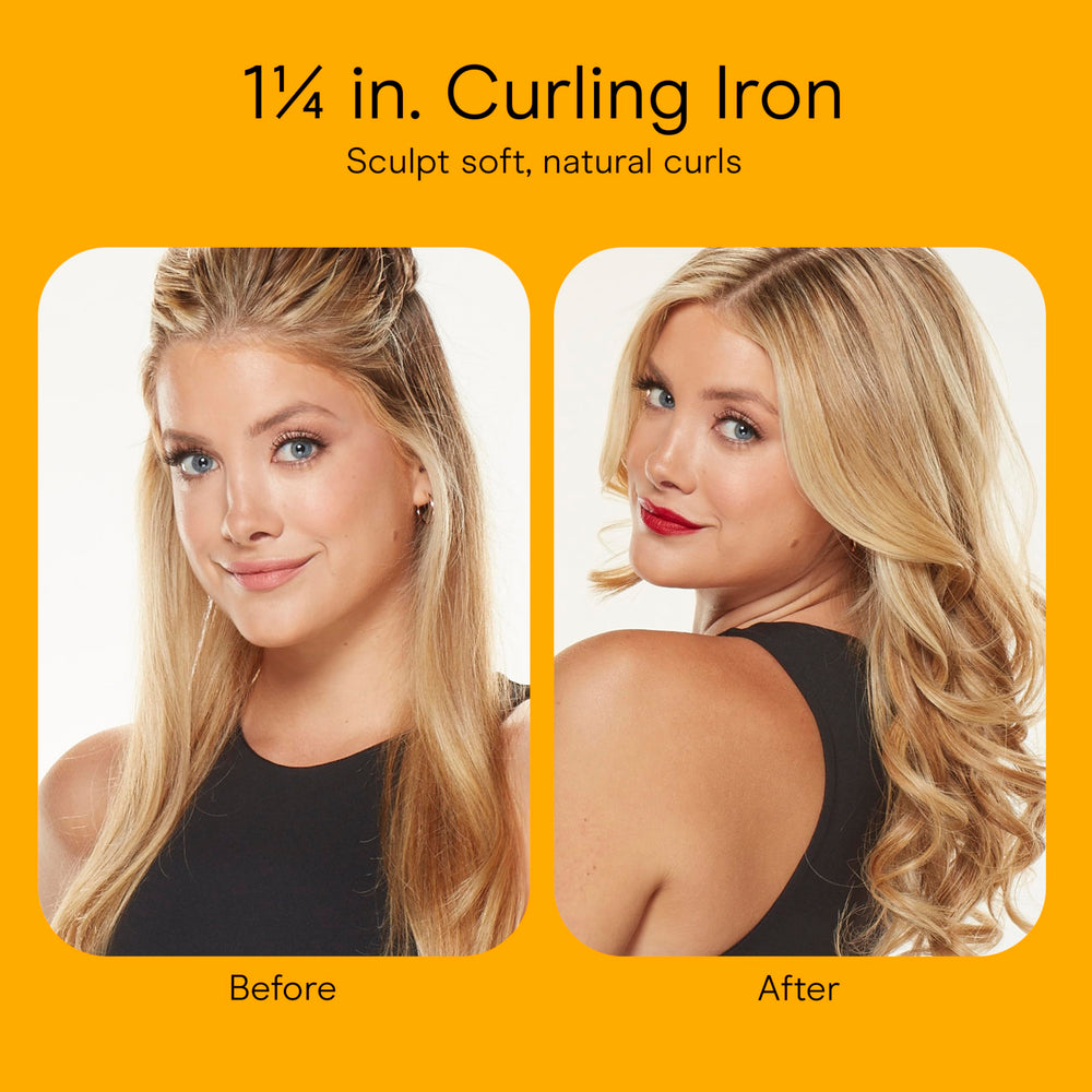 Conair Instant Heat curling iron promotes long-lasting curls with definition and shine.
