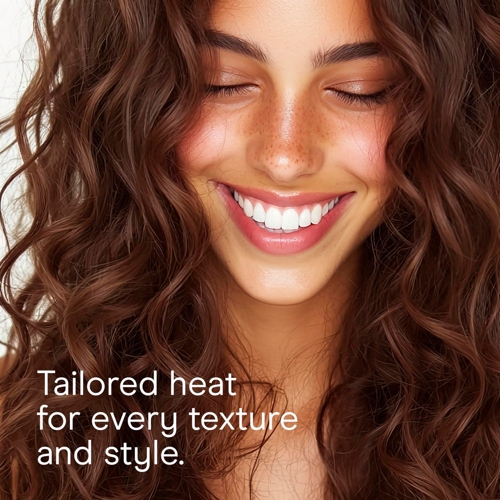 Conair Instant Heat curling iron swivel cord reduces tangles during styling.