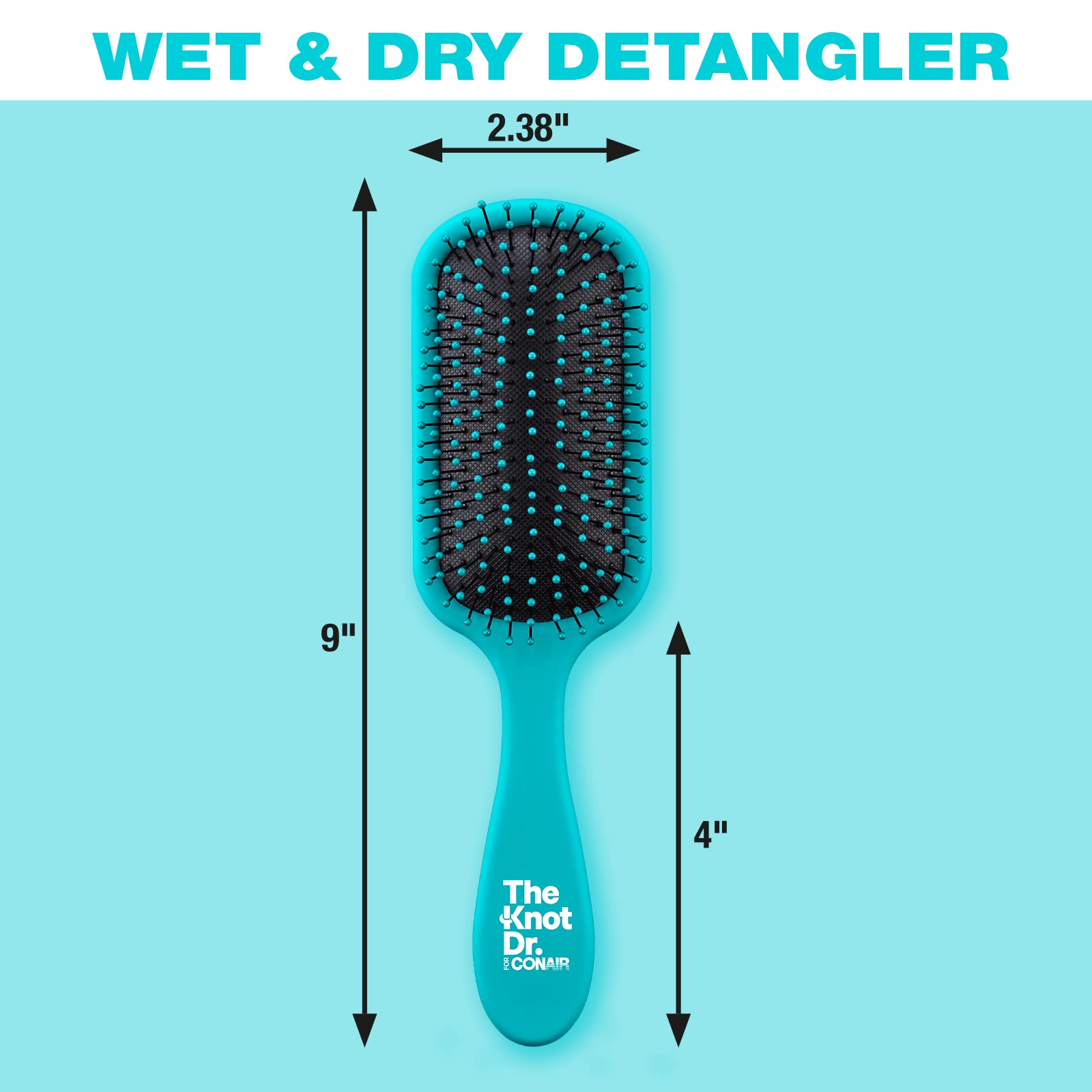 Conair Knot Dr. brush detangling dry hair without pulling
