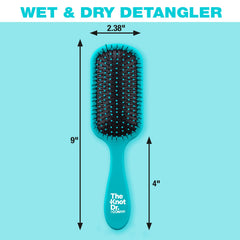 Conair Knot Dr. brush detangling dry hair without pulling