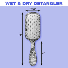 Conair Knot Dr. Flexalite bristles deliver gentle scalp massage during detangling