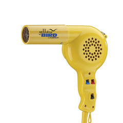Conair Pro Yellow Bird Hair Dryer front view for fast drying and versatile styling.