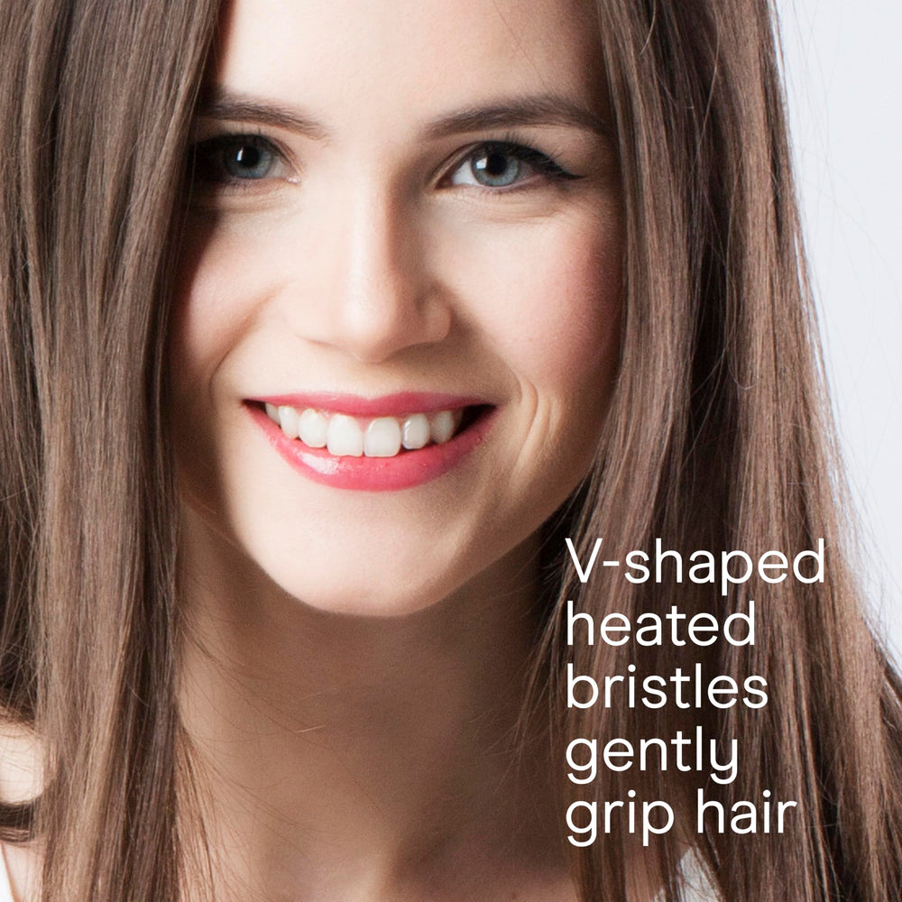 Conair straightening brush auto-off feature for safety and convenience