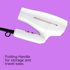 Conair Travel Dryer demonstrating smart voltage for worldwide use.