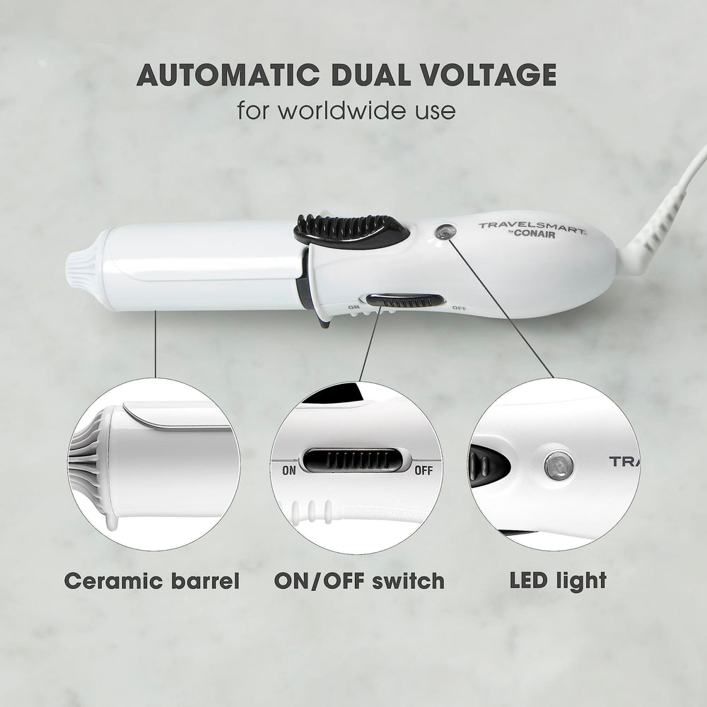 Conair Travel Smart compact-iron boosts speed with a 30-second heat-up for busy mornings