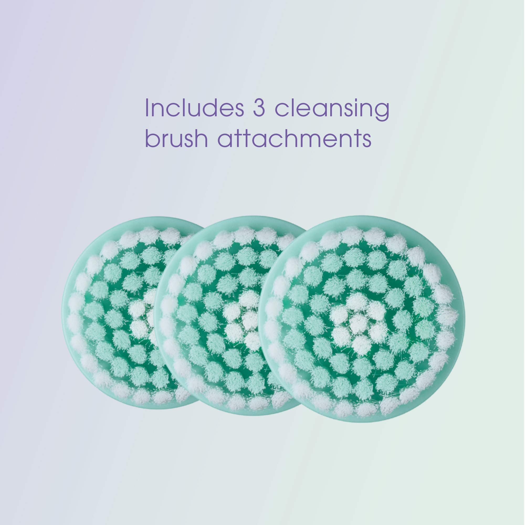 Conair True Glow brush with cleanser use enhances cleansing with soothing massage.