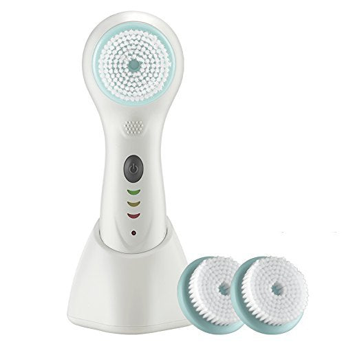 Conair True Glow waterproof facial brush for wet cleansing in the shower.