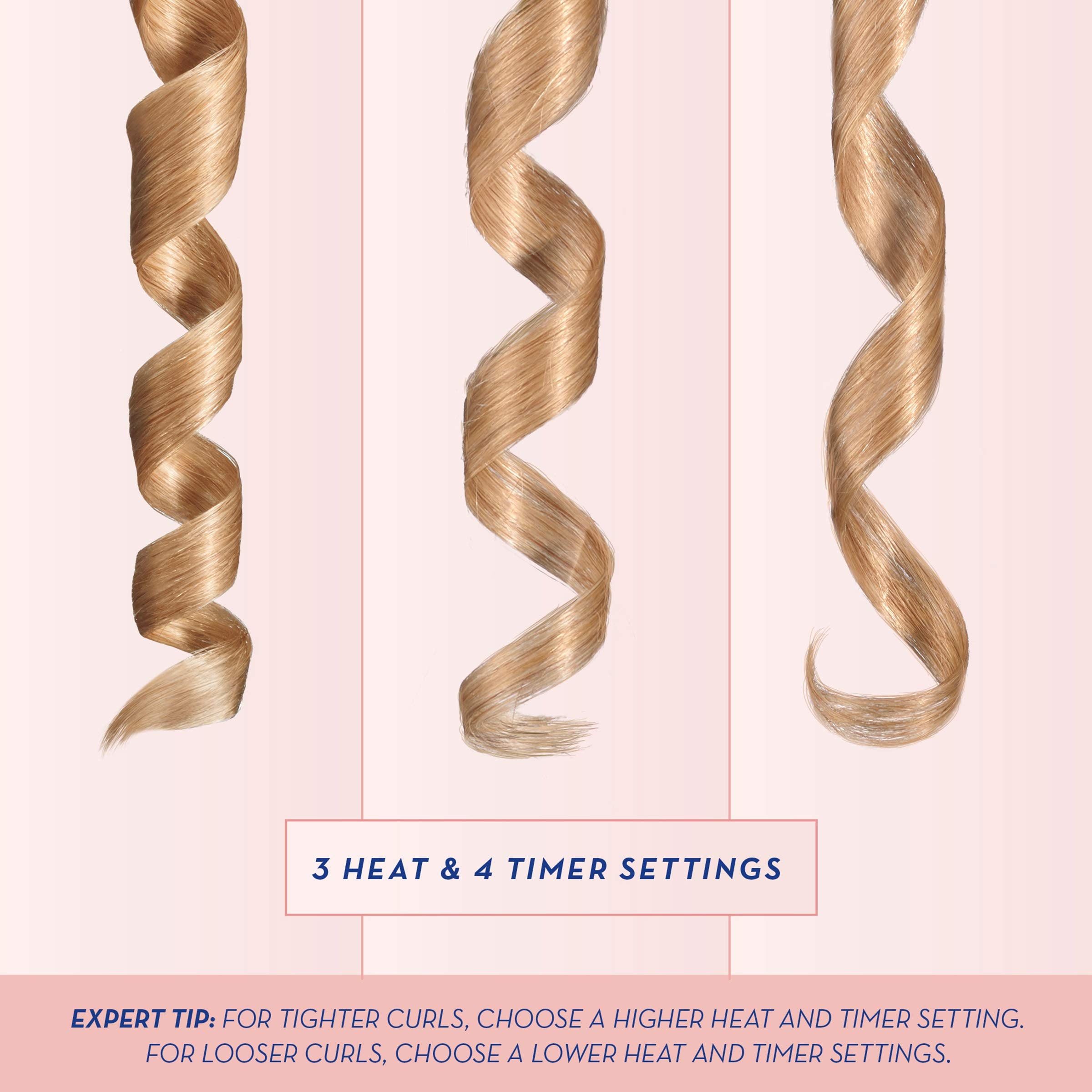 Conair Unbound cordless auto curler ceramic curl chamber reduces frizz and adds shine