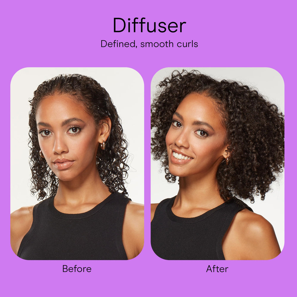 Conair Cool Shot button helps set styles quickly.