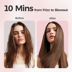 CONFU Blow Dryer Brush 3 heat settings for tailored styling.