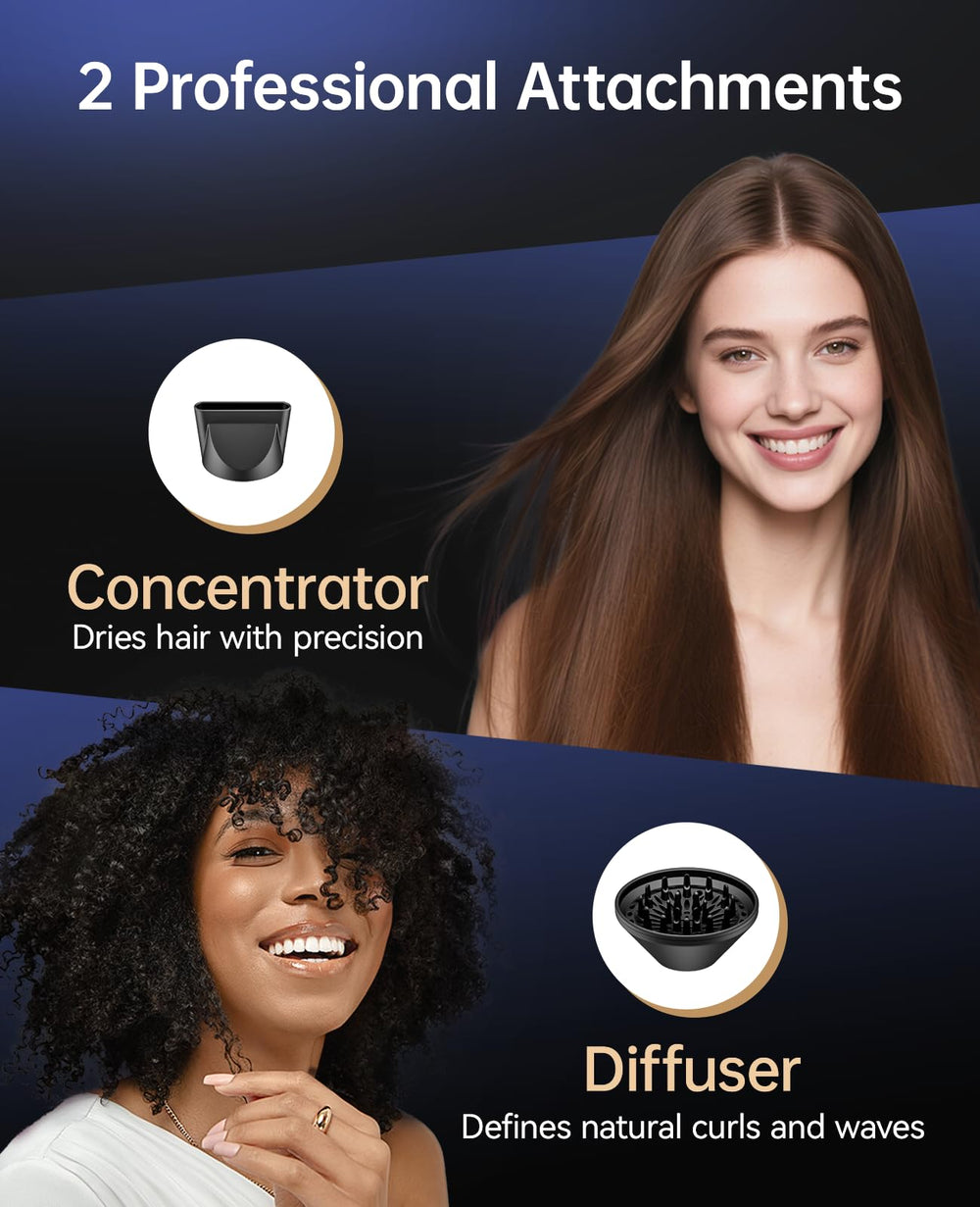 CONFU back cover design prevents hair from being sucked in